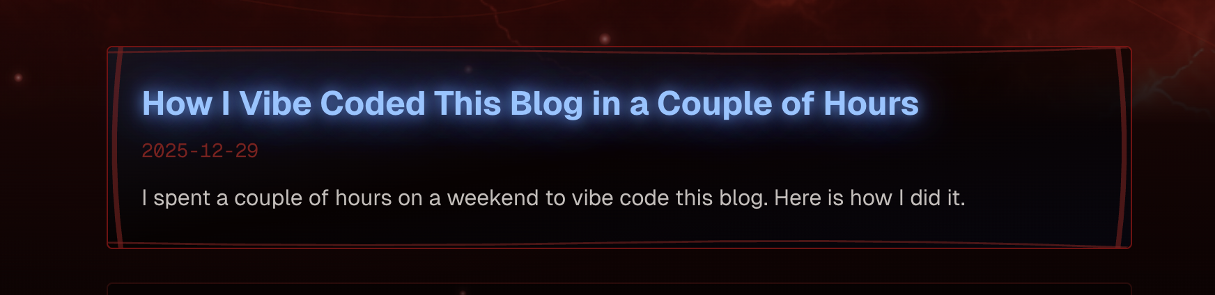 Homepage Cards Design